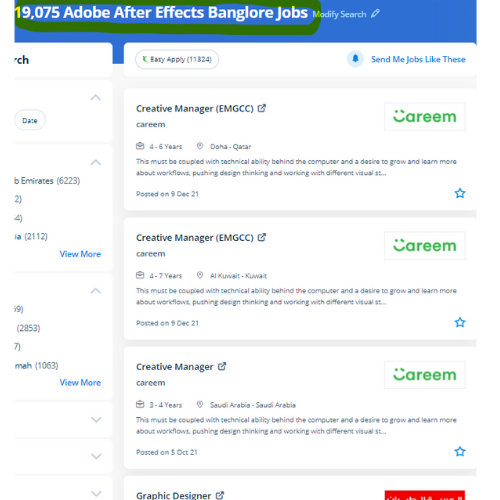 Adobe After Effects internship jobs in Tubingen
