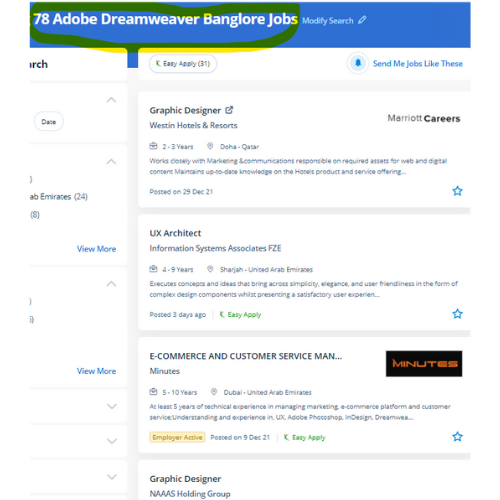 Adobe Dreamweaver internship jobs in Karlsruhe