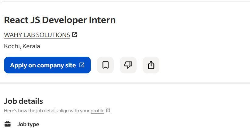 AI, ML & React.js internship jobs in Karlsruhe