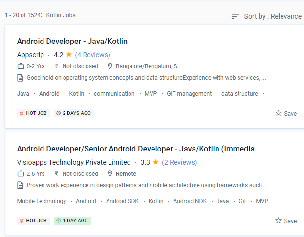 Android internship jobs in Leipzig