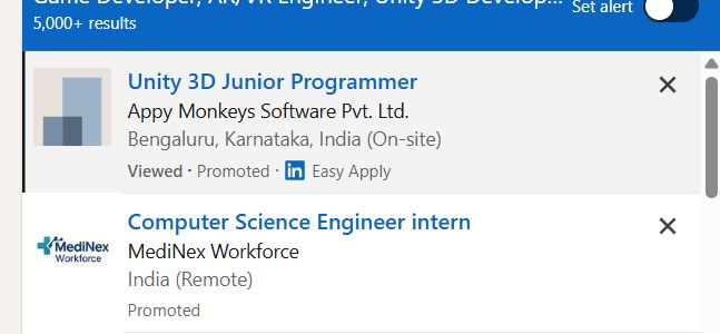 AR/VR Development (Unity) internship jobs in Berlin
