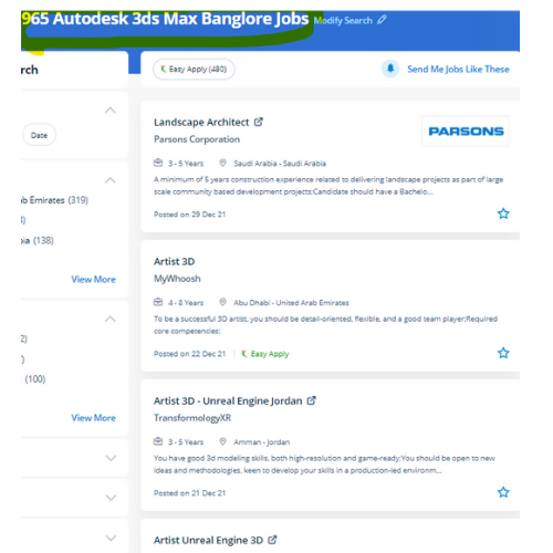 Autodesk 3Ds Max internship jobs in Nuremberg