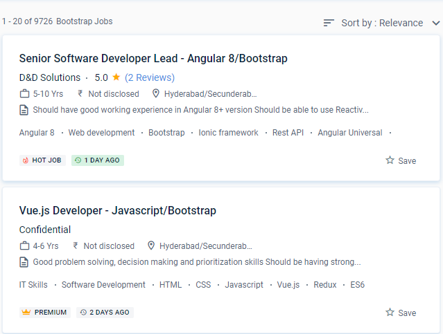 Bootstrap internship jobs in Dusseldorf