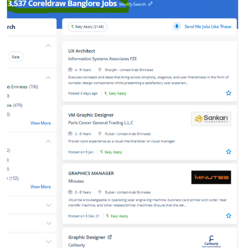 CorelDRAW internship jobs in Cologne
