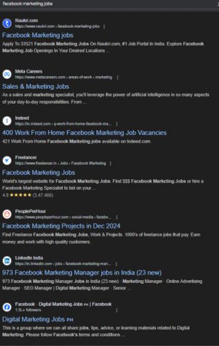 Facebook Marketing internship jobs in Offenbach