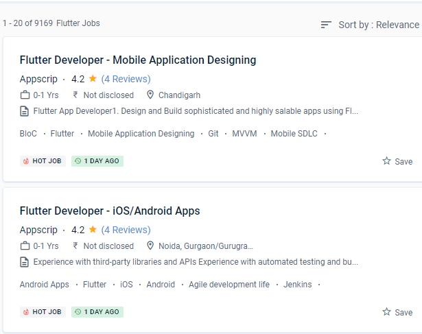 Flutter internship jobs in Tubingen