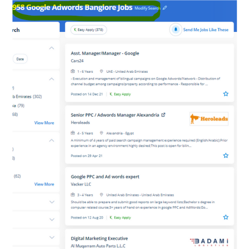 Google Adwords (PPC) internship jobs in Stuttgart