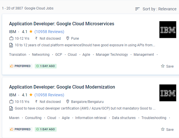 Google Cloud Platform internship jobs in Duisburg