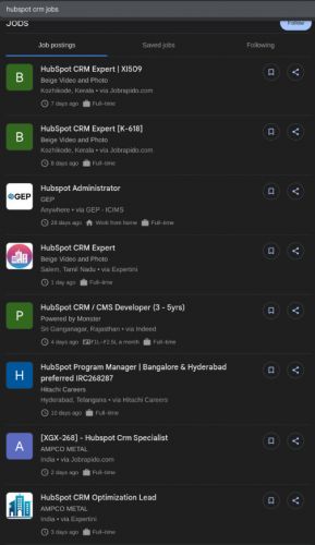 HubSpot CRM internship jobs in Hamburg