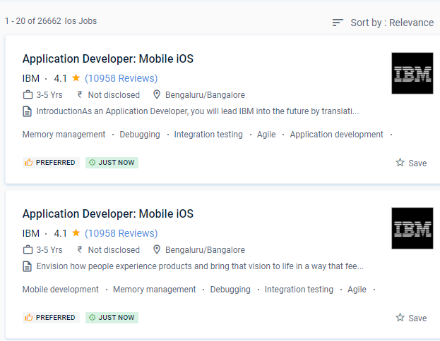 iOS internship jobs in Bremen