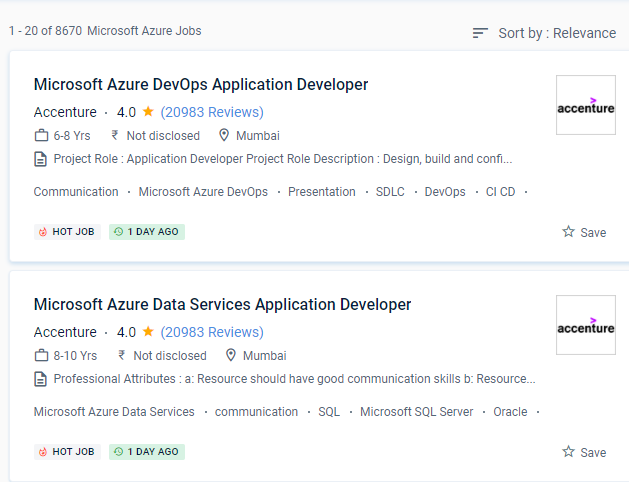 Microsoft Azure internship jobs in Nuremberg