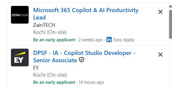 Microsoft Copilot & AI Productivity internship jobs in Essen