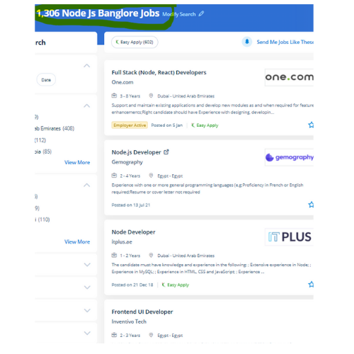 Node JS internship jobs in Dusseldorf