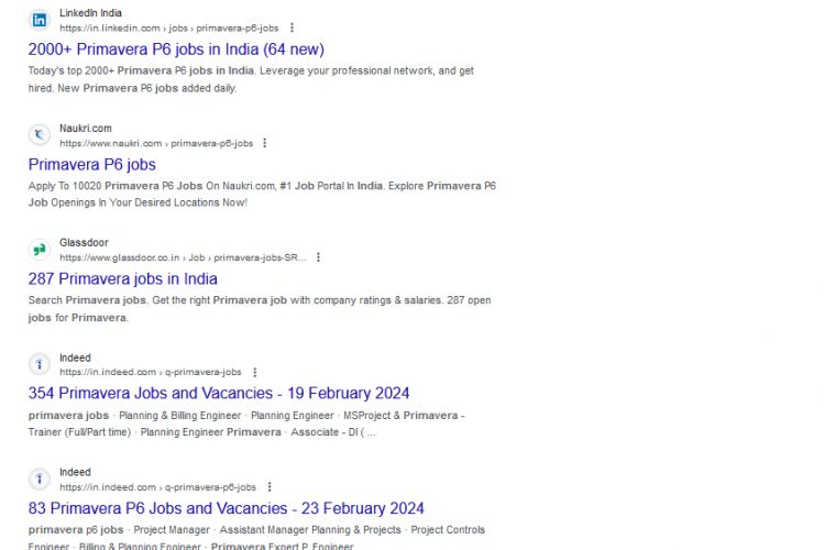 Primavera internship jobs in Dresden