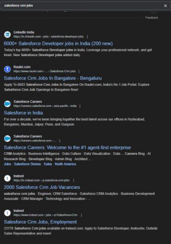 SalesForce internship jobs in Bremen